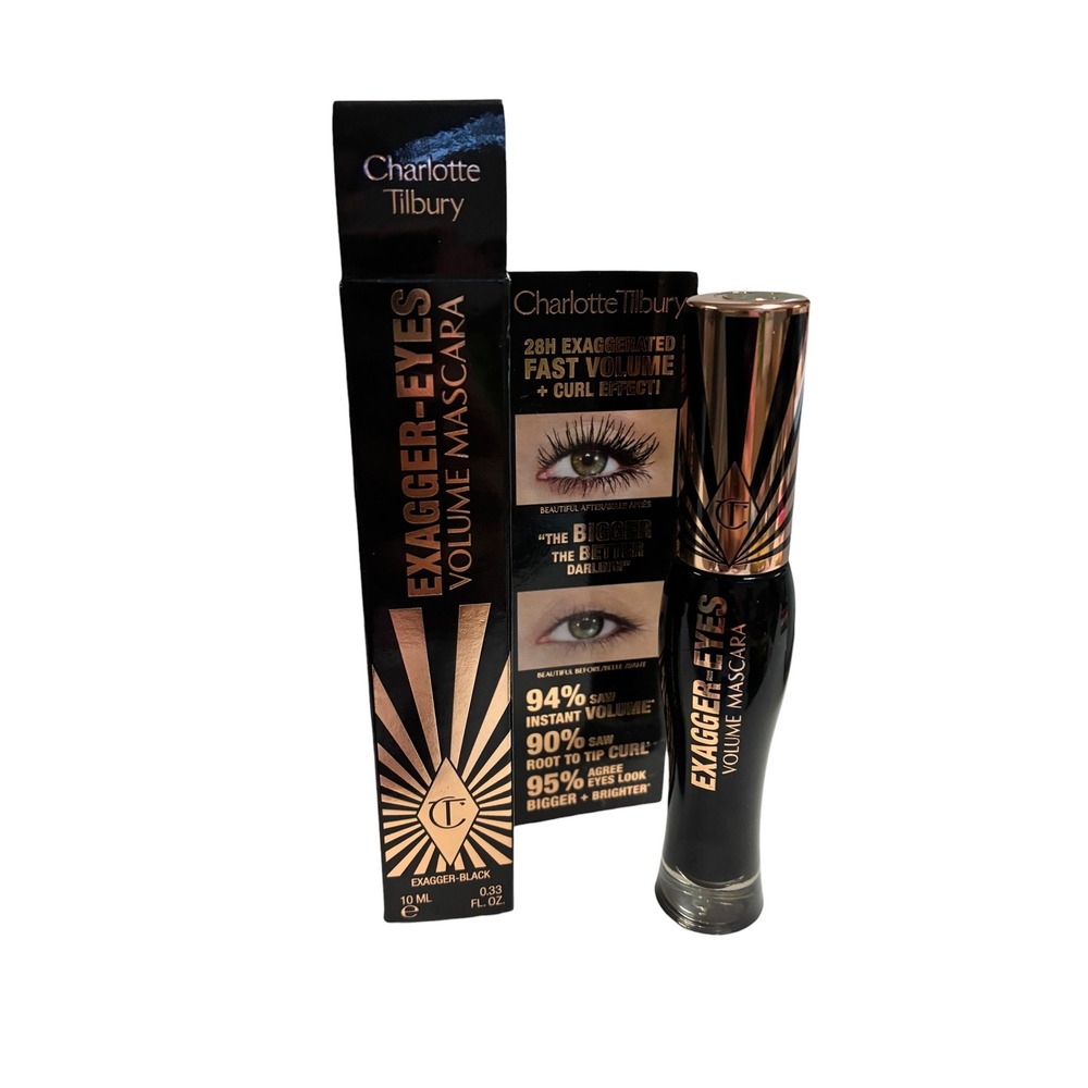 Charlotte Tilbury Exagger-Eyes Mascara Exagger-Black 10mL Full Size NIB